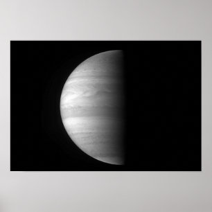 Nahaufnahmeansicht des Planeten Jupiter Poster