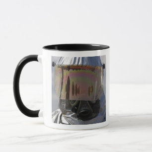 Nahaufnahmeansicht eines Feuerwehrmanns Tasse