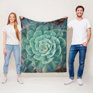 NahaufnahmeSucculent Fleecedecke