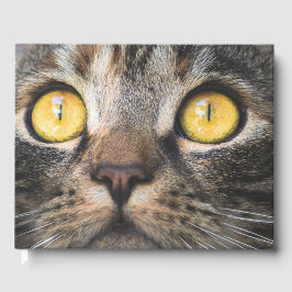Nahe Aufnahme von Katze mit GelbAugen Gästebuch