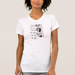 nahe Augen ernten, das Rauminhalt berechnete T-Shirt