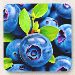 Nahe Blaubeeren Getränkeuntersetzer