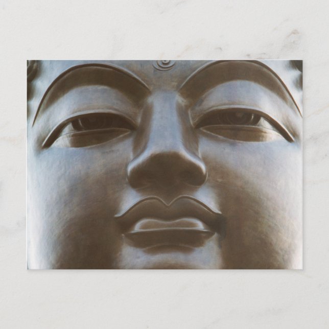 Nahe Buddha-Statue Postkarte (Vorderseite)