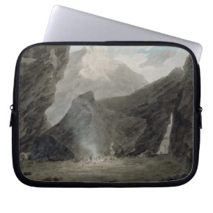 Nahe Chiavenna im Grisons, c.1779 (w/c, schwarz Laptopschutzhülle
