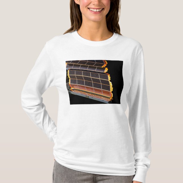 Nahe Darstellung der Solaranlagen T-Shirt (Vorderseite)