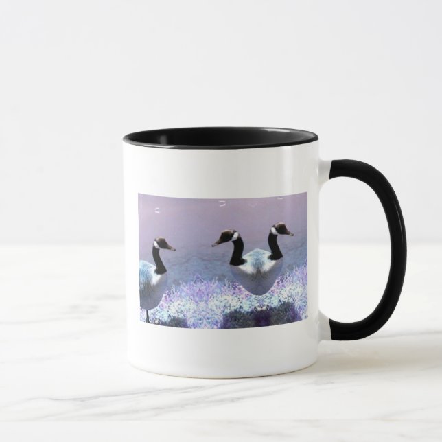 Nahe Gans-Doppelt-Gans Tasse (Rechts)
