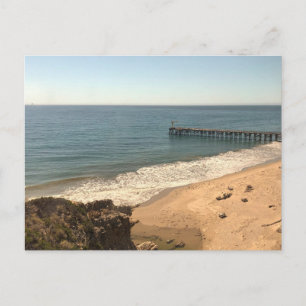 Nahe Goleta Coastline Beach Overlook Postkarte