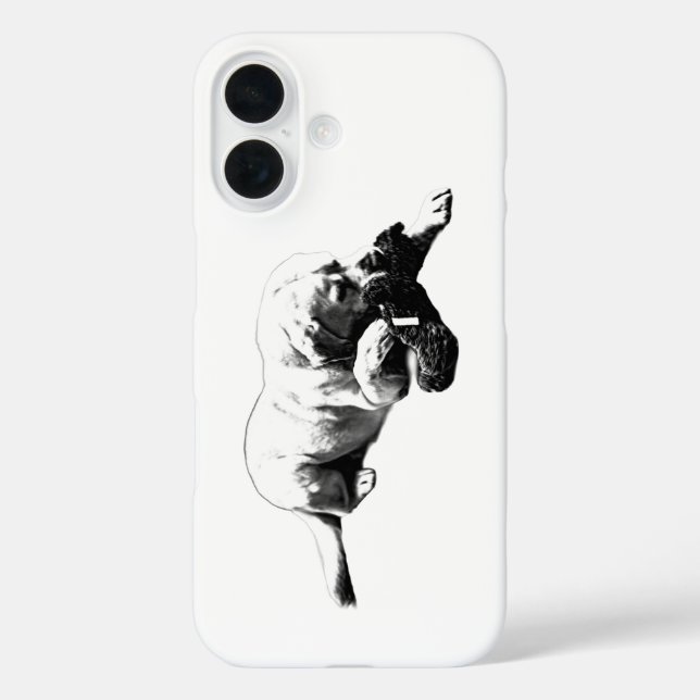 Nahe Haltung iPhone 16 Hülle (Rückseite)