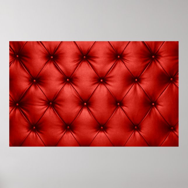 Nahe Hintergrundtextur von Scharlachrot Poster (Vorne)