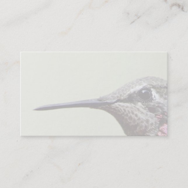 nahe hohe Geschäftskarte des Kolibris Visitenkarte (Vorderseite)