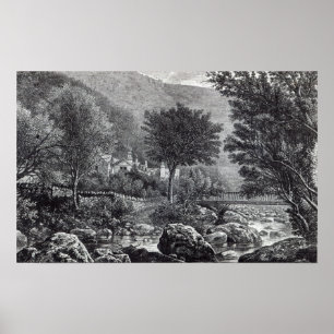 Nahe Lynmouth "von der Freizeit-Stunde", 1888 Poster