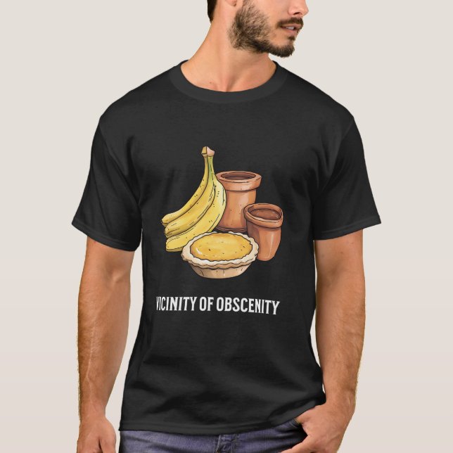 Nähe Obszenity Banana Terracotta Pie System T-Shirt (Vorderseite)