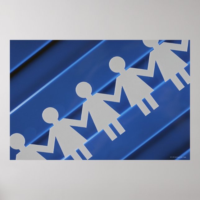 Nahe Papierkettenpuppen Poster (Vorne)