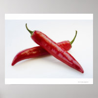 Nahe Paprikaschoten aus rotem Chili