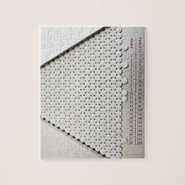 Nahe Pillenauffüllung in Sortierwanne (Vertikal)