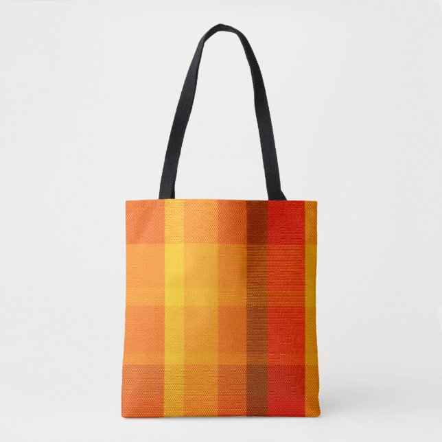nahe Textur mit kariertem Tuch  Tasche (Vorderseite)