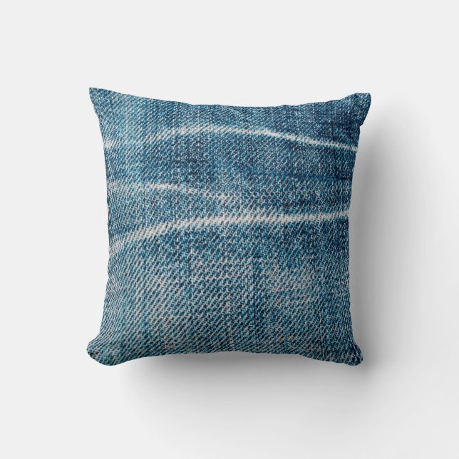 nahe Verbindung von Denimtuch Kissen (Vorderseite)