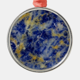 Nahen aus einer blauen Sodalite Silbernes Ornament