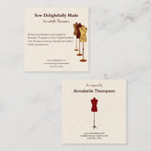 Nähen der Creative Business Card Quadratische Visitenkarte