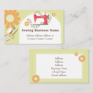 Nähen der Daisy Green Business Card Visitenkarte