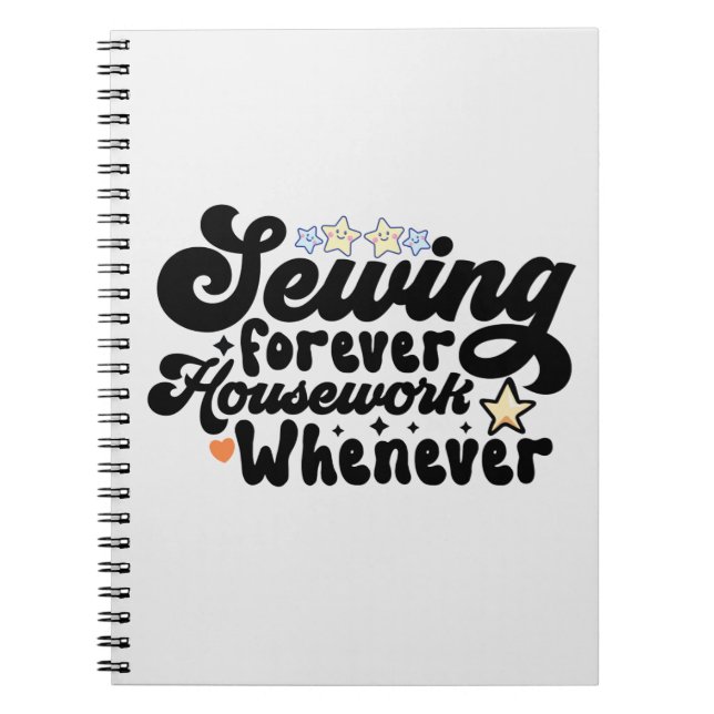 Nähen für immer notizblock (Vorderseite)