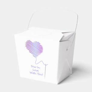 Nähen in Liebe mit Ihnen Geschenkschachtel