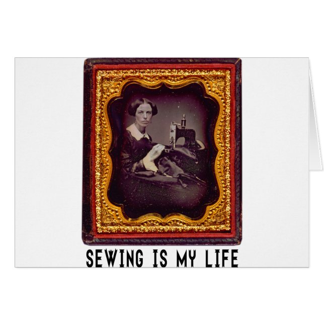 Nähen ist mein Leben (Vorderseite (Horizontal))