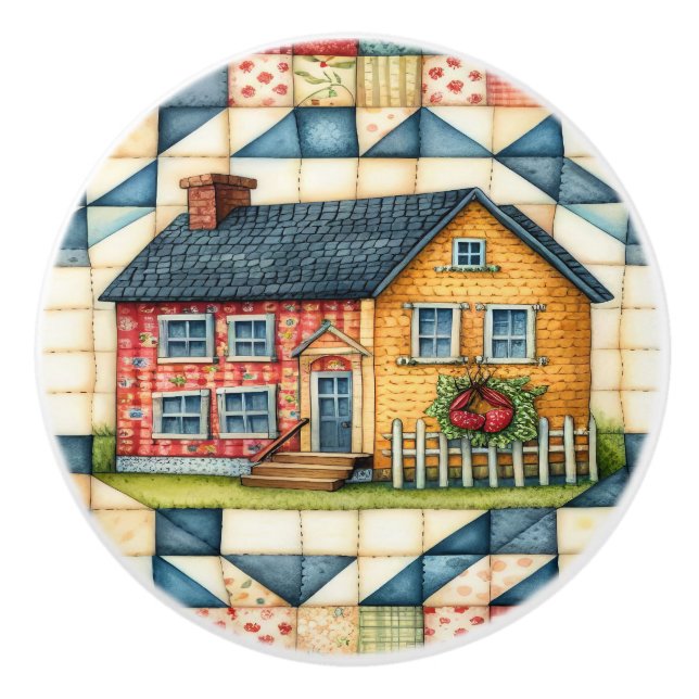 Nähen Keramikknauf (Vorderseite)