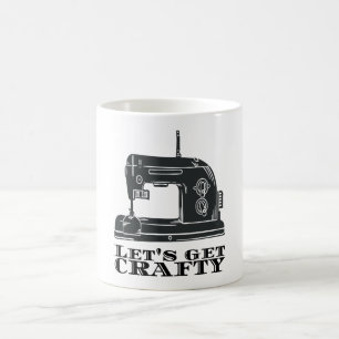 Nähen - Lasst uns verrückt werden Kaffeetasse