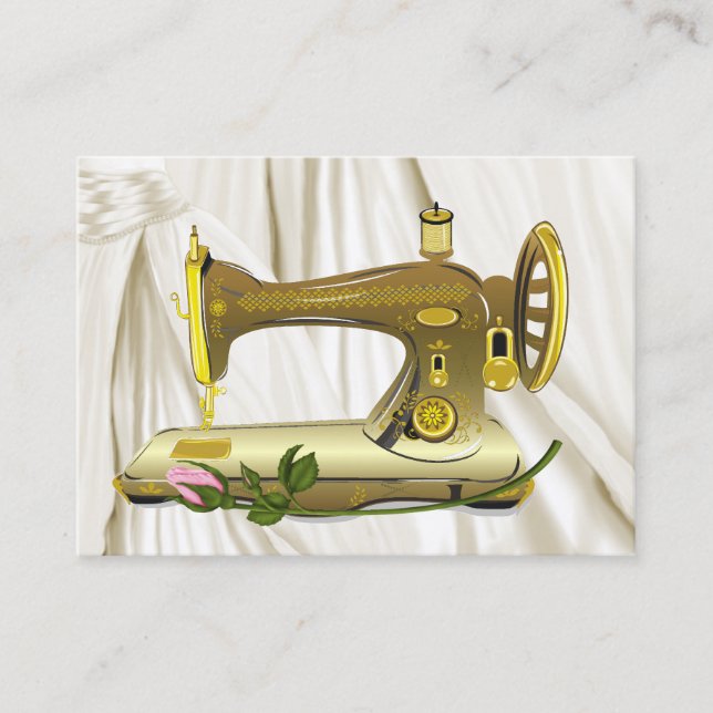 Nähen/Mode/Seamstress Visitenkarte (Vorderseite)