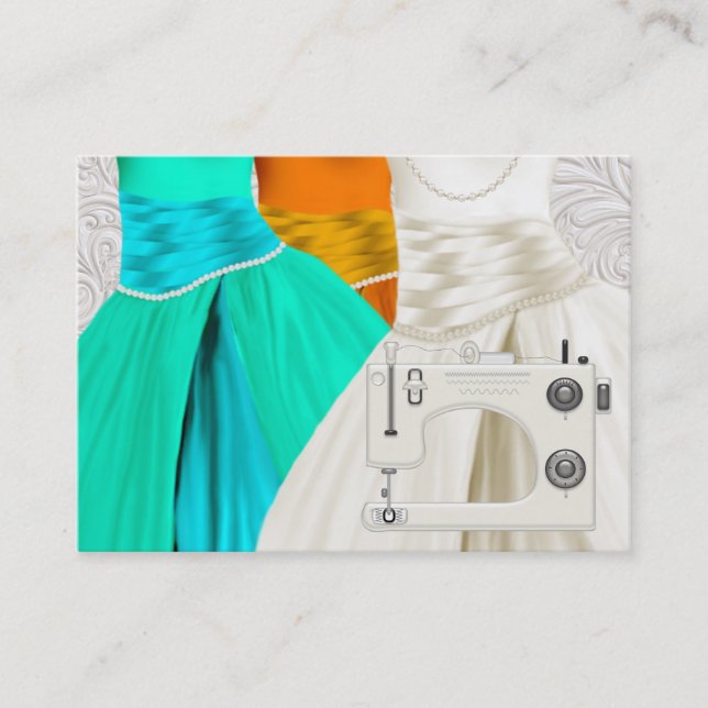 Nähen/Mode/Seamstress Visitenkarte (Vorderseite)