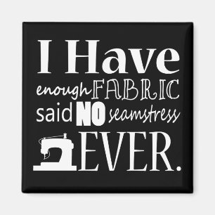 Nähen ・ Nicht genug Gewebe ・ Handwerk Magnet