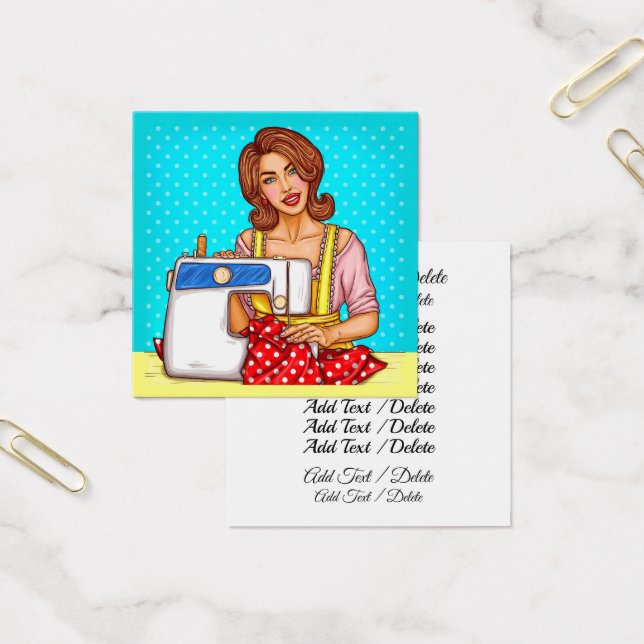 Nähen / Seamress Sq Geschäft / Geschenkkarte (Büro)
