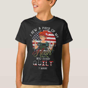 Nähen Sie ein Stück meines Herzens in jedes Stück T-Shirt
