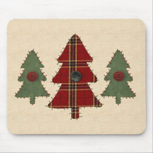Nähen Sie Weihnachtsbaum-Mauspad Mousepad