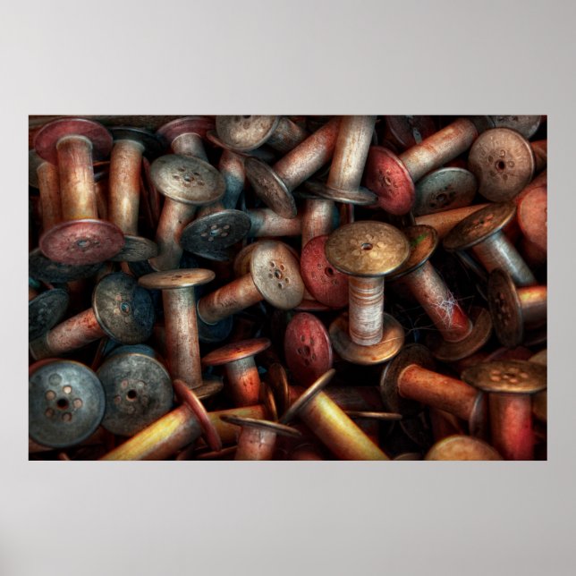 Nähen - Spools Poster (Vorne)