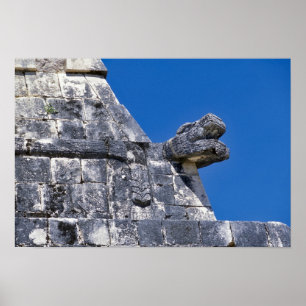 Nahen Steine aus einem antiken Maya Poster