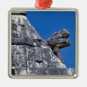 Nahen Steine aus einem antiken Maya Silbernes Ornament