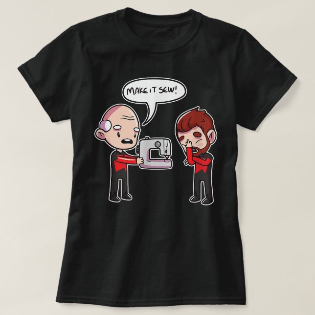 Nähen T-Shirt (Design vorne)