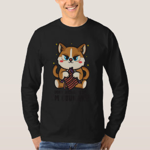 Nähen Tier Schneider Katzenliebhaber Lustig Strick T-Shirt