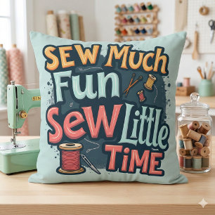 Nähen viel Spaß sehen wenig Zeit Retro Stitch Art Kissen