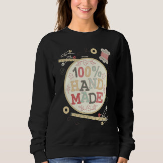 Nähen Vintag Nähmaschine Seamstress Liebe Handwerk Sweatshirt