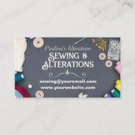 Nähen von Alterations Services - Seamstress Visitenkarte