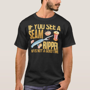Nähen von Shirt, wenn Sie sehen, dass sich der Rip T-Shirt