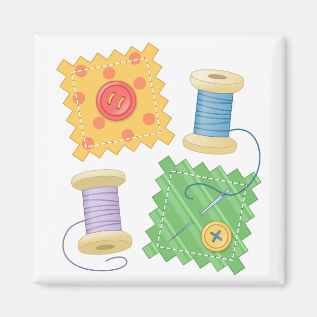 Nähen von Stepphobby Magnet (Vorne)