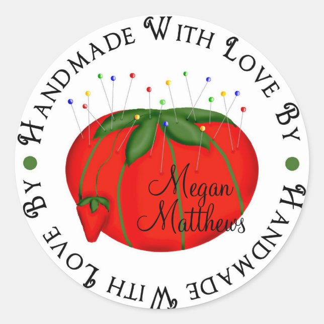 Nähen von Tomaten/Button Kissen Aufkleber (Vorderseite)