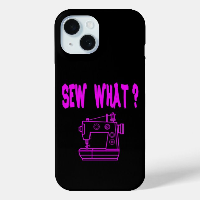 Nähen Was ? Case-Mate iPhone Hülle (Rückseite)