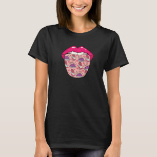 Nähende Lippen Abwasserkanal Handwerk Näherin Mas T-Shirt