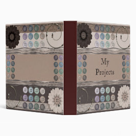 Nähende Mappe Enthusiast-Browns Avery 2,5 Cm Ordner