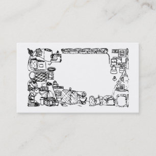 nähende themenorientierte Visitenkarte